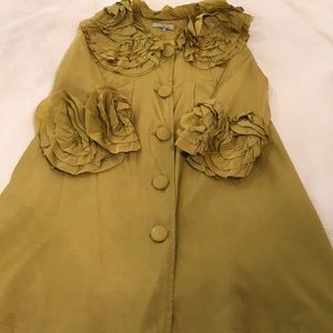 Ruffle Swing Coat Size Small